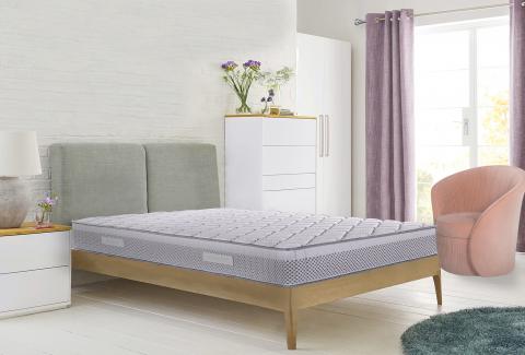 Eliocel Alta densit/à Dormideo Elixir 80x180 Alto 24cm Materasso 3cm di Memory 3D Fresh