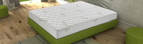 Eliocel Alta densit/à Dormideo Elixir 80x180 Alto 24cm Materasso 3cm di Memory 3D Fresh