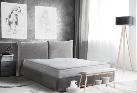 Eliocel Alta densit/à Dormideo Elixir 80x180 Alto 24cm Materasso 3cm di Memory 3D Fresh